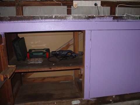 Cabinet after painting