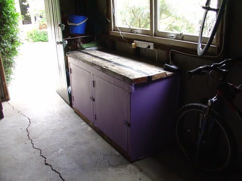 Cabinet in its final resting place